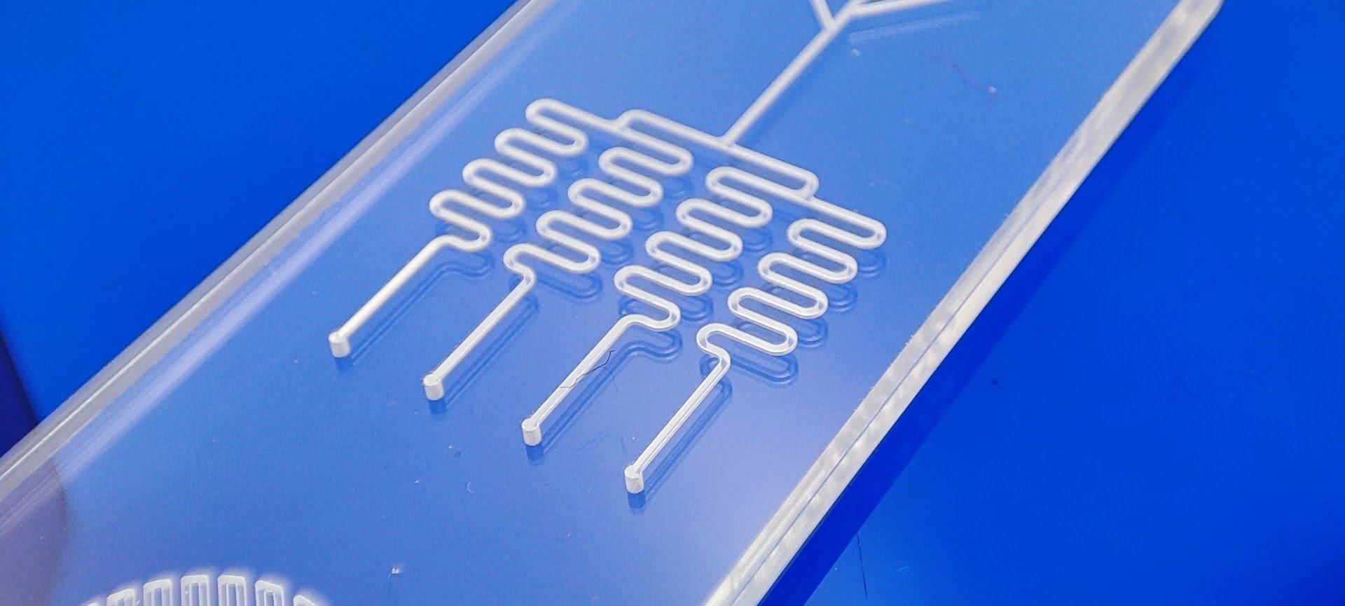 COC plastic material diffusion bonding microfluidic